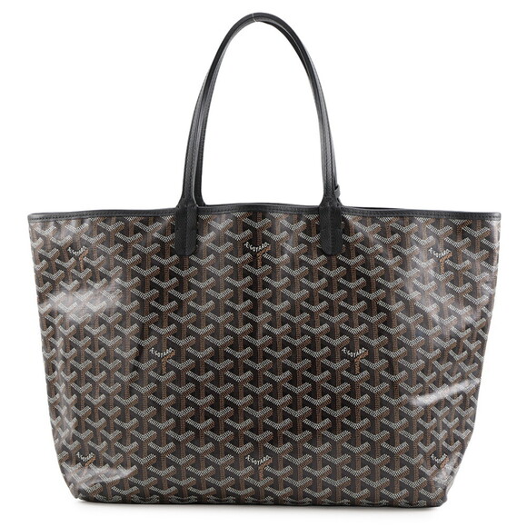 GOYARD Handbags - Goyard Saint Louis PM Tote Bag, Herringbone Leather, STLOUIPMLTY01CL01P, Blac...